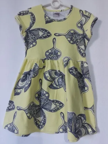 Vestido Infantil de Borboleta Brandili - tamanho 4 anos 