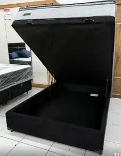 Colchão Casal + Box Baú