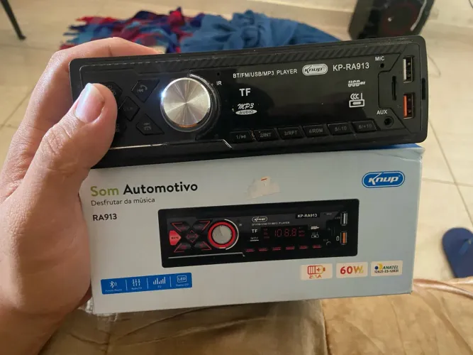 Rádio automotivo knup ra913