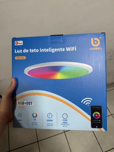 Luz de teto plafon inteligente 