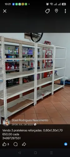 Prateleira reforçada 