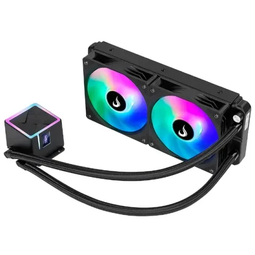 Water Cooler Rise Mode Black Rainbow 240mm AMD e Intel - Novo Lacrado
