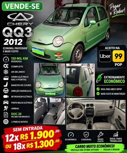 Chery QQ 1.1/1.0 12V 69cv 5P 2012