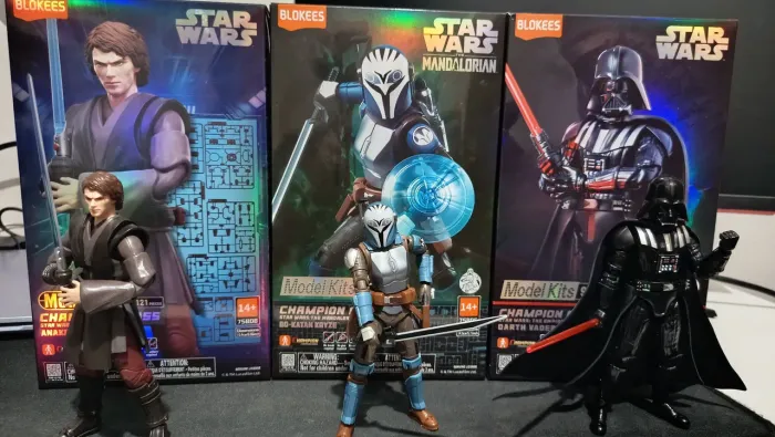 Lote Star Wars Blokees Anakin, Darth Vader, Bo Katan Kryze