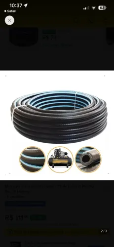 Mangueira compressor 1/4 300 psi 30Mts