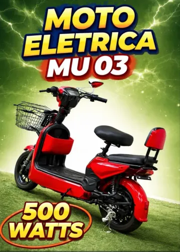 Moto Scooter Elétrica Zyon MU09 350W (Sem CNH e Placa!)