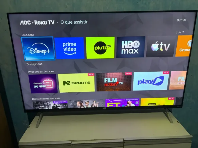 Smart TV AOC 50" 4K Roku TV