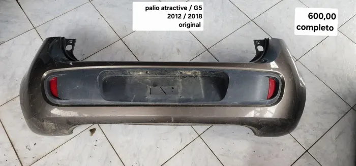 PARACHOQUE TRASEIRO FIAT PALIO ATRACTIVE 13/18 ORIGINAL 