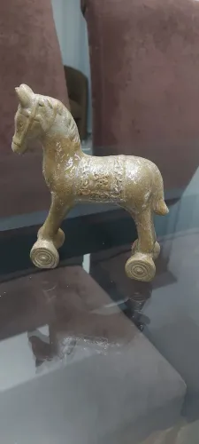 Cavalo Indiano Com Rodas - Decoração Rústica