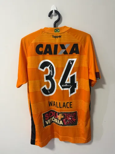 USADA EM JOGO - Camisa Goleiro I Vitória 2017/2018 (do falecido goleiro Wallace)