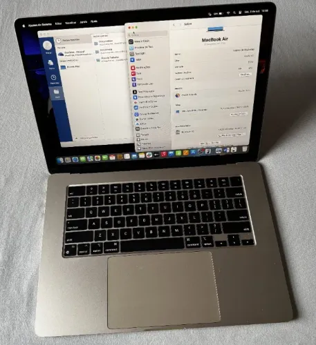 MACBOOK Air M2 256Gb 15 Pol 2023 - NOVÍSSIMO