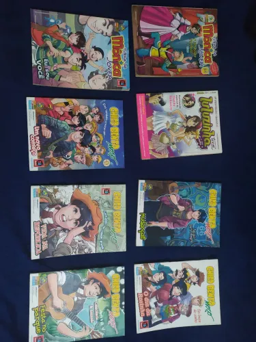 Coleção 8 Revistas Mangá - Turma da Mônica Jovem, Luluzinha teen e Chico Bento Moço