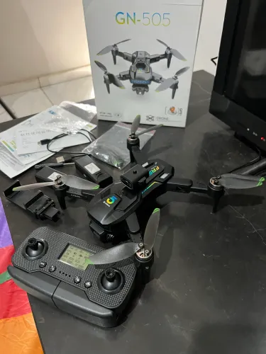 Drone Genai GN-505 GPS Usado em pleno funcionamento ( duas baterias, GPS )