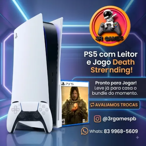 Ps5 Com leitor e Jogo