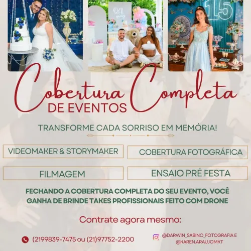 Cobertura Fotográfica de festa