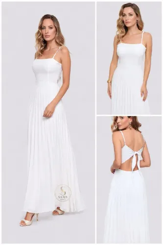 Vestido Branco longo