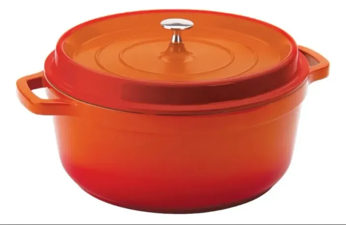 Panela Caçarola Antiaderente Cerâmico Indução 4,3l Hercules Laranja