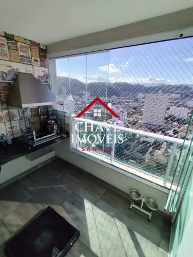 Apartamento à venda em Santos (Campo Grande) | 2 dorms, 1 suíte, 1 vaga