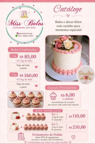Bolos e cupcake
