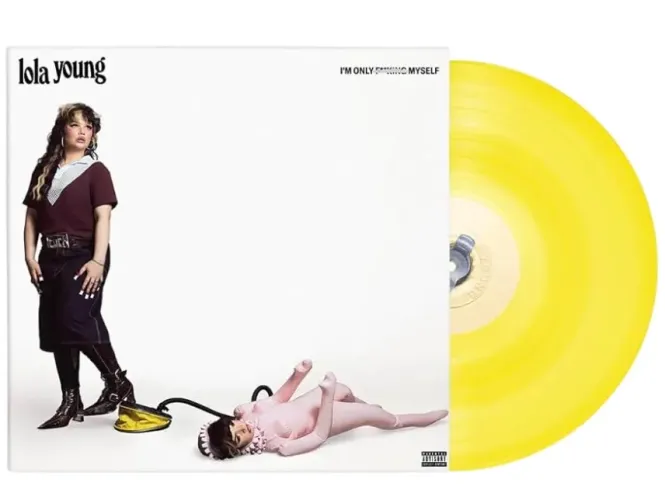 Lola Young Vinil I'm Only F**king Myself ( Amarelo Amazon Exclusive) Lacrado