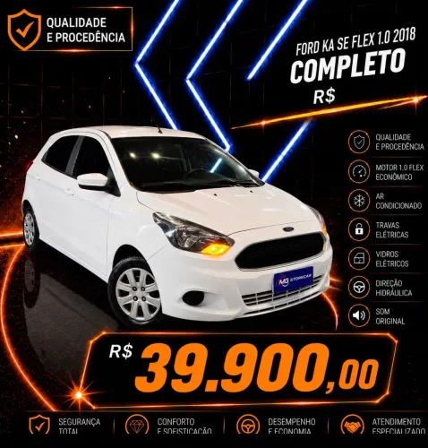 Ford KA 1.0 Se/se Plus Tivct Flex 5P 2018