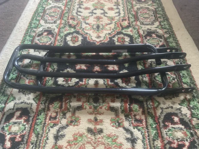 Bagageiro Garupa Bicicleta Aço Reforçado MTB Aro 24/26 Preto