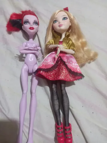 Monster high e ever after high mini lote