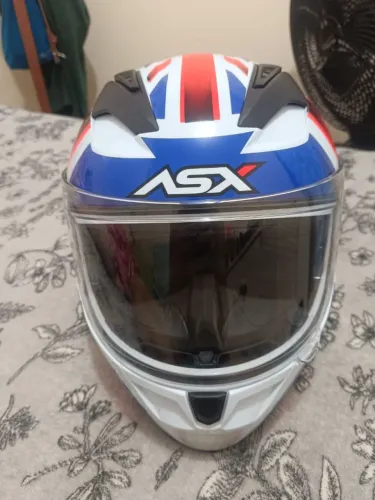 Capacete ASX usado 4 vezes