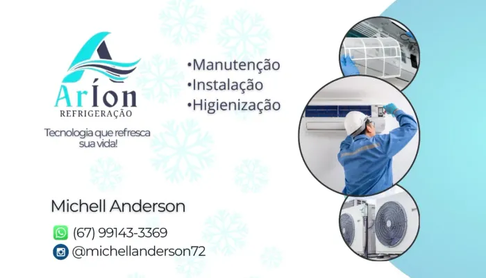 Ar condicionado:instalação,higienização,manutenção preventiva e corretiva