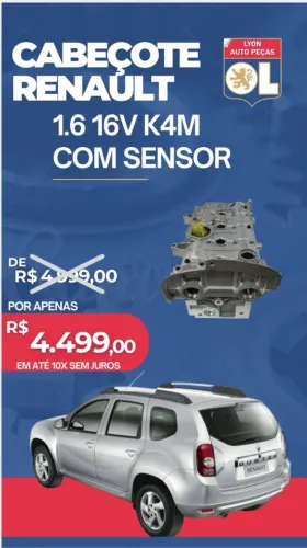 Cabeçote motor K4m 