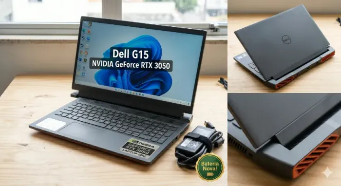 Dell G15 Gamer - RTX 3050 (Troco por PC)