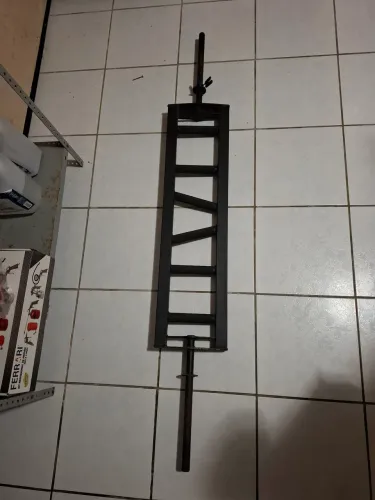 Barra de academia 3 pegadas neutras