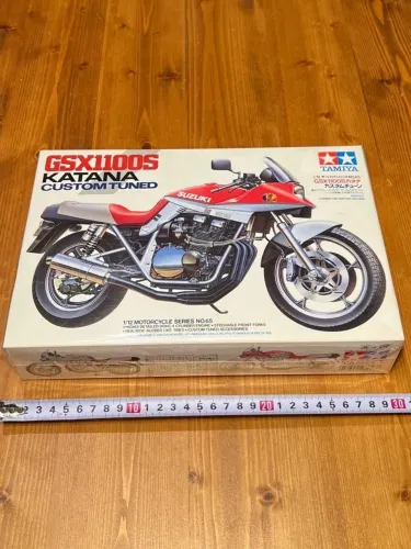 maquete tamiya 1/12 suzuki gsx1100s katana custom tuned 14065 nova lacrada