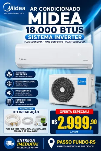 Ar condicionado 18.000 btus