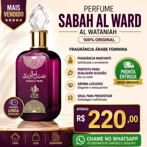 PERFUME ÁRABE SABAH AL WARD