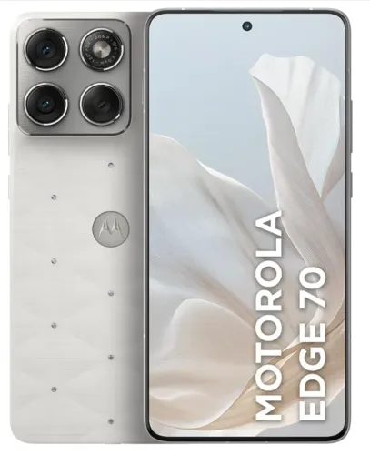 Smartphone Motorola Edge 70 5G 5G 512GB - Cloud Dancer | Crystals by Swarovski - LACRADO!
