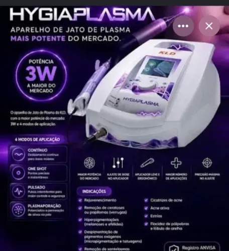 Aparelho de Jato de plasma
