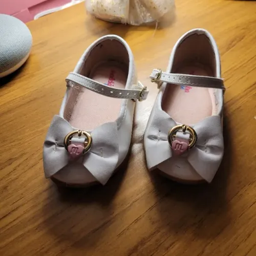 Sapato Molequinha Branco tamanho 20