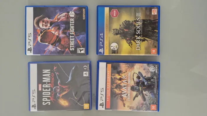 Jogos de ps5, valores negociáveis