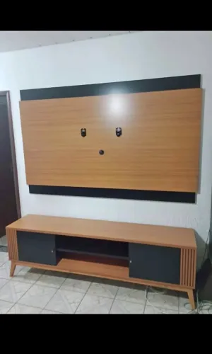 Rack com painel 