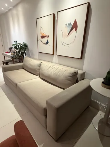 Sofá fixo 3-4 lugares