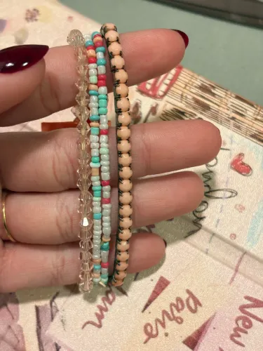 Kit de Pulseiras infantil de miçangas