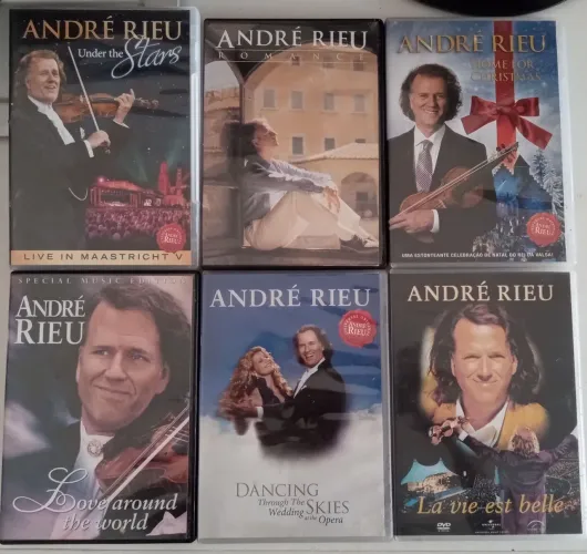 André Rieu - 06 dvds + 06 Cds