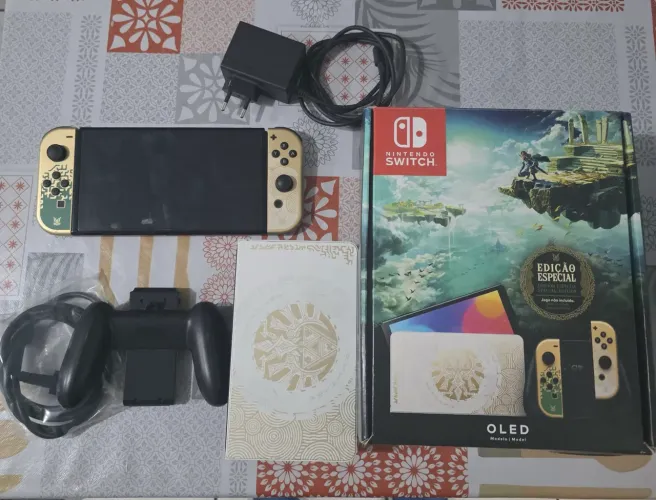 Nintendo switch oled edicao Zelda desbloqueado