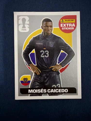 Figurinha Legend Prata Moisés Caicedo