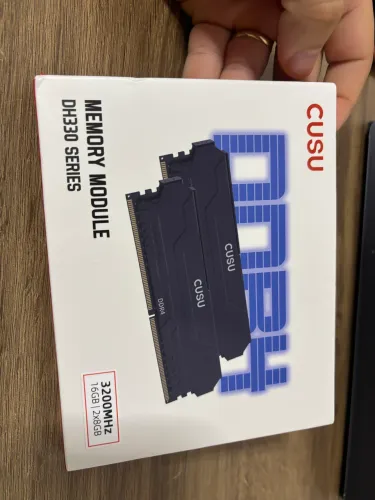 Memória RAM DDR4 16GB 3200MHz CUSU ? Kit 2x8GB para PC Desktop