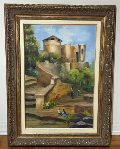 Quadro pintado à mão 