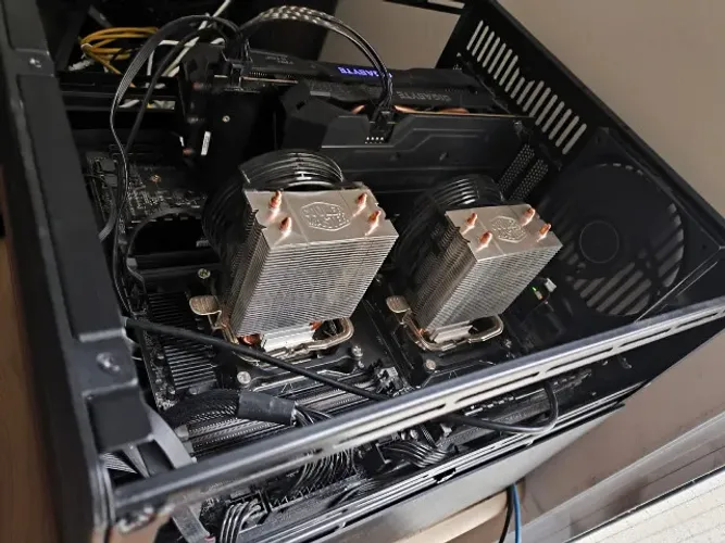 Servidor Dual Xeon 128GB de memória 74TB HD GeForce RTX 2060