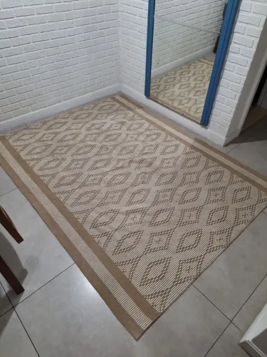 Tapete de algodão em ótimo estado - moderno e elegante