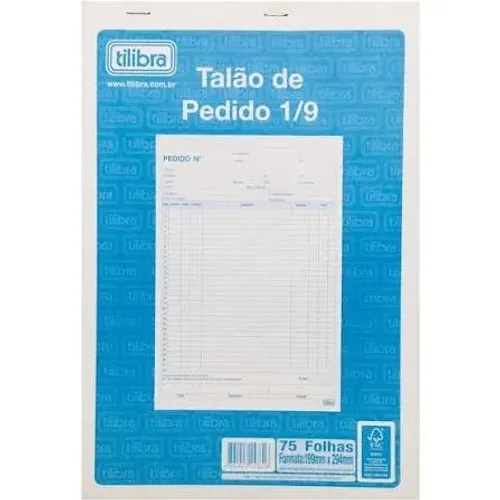 Lote de Talões de Pedidos Diversos Tamanhos